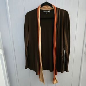 Antthony Boho Patchwork Drape Cardigan size XL – Lagenlook Festival Earthy Child